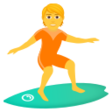 Surfer on JoyPixels