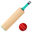 Cricket Bat And Ball on JoyPixels