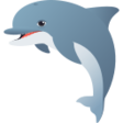 Dolphin on JoyPixels