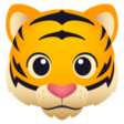 Tiger Face on JoyPixels