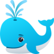 Spouting Whale on JoyPixels
