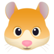 Hamster Face on JoyPixels