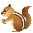 Chipmunk on JoyPixels