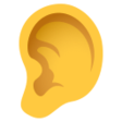 Ear on JoyPixels