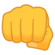Fisted Hand Sign on JoyPixels