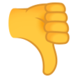 Thumbs Down Sign on JoyPixels