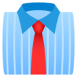 Necktie on JoyPixels