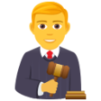 Man Judge on JoyPixels