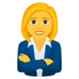 Woman Office Worker on JoyPixels