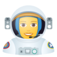 Woman Astronaut on JoyPixels