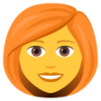 Woman: Red Hair on JoyPixels