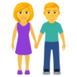 Man And Woman Holding Hands on JoyPixels