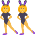 Women With Bunny Ears on JoyPixels