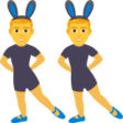 Men With Bunny Ears on JoyPixels
