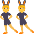 Woman With Bunny Ears on JoyPixels