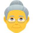 Older Woman on JoyPixels