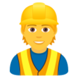 Construction Worker on JoyPixels