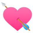 Heart With Arrow on JoyPixels