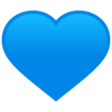 Blue Heart on JoyPixels
