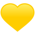 Yellow Heart on JoyPixels
