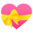 Heart With Ribbon on JoyPixels