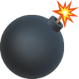 Bomb on JoyPixels