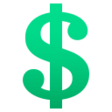 Heavy Dollar Sign on JoyPixels