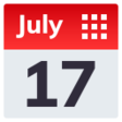 Calendar on JoyPixels