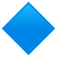 Large Blue Diamond on JoyPixels