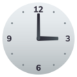 Clock Face Three Oclock on JoyPixels