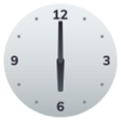 Clock Face Six Oclock on JoyPixels