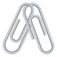 Linked Paperclips on JoyPixels