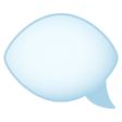Left Speech Bubble on JoyPixels