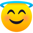 Smiling Face With Halo on JoyPixels