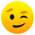 Winking Face on JoyPixels