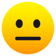 Neutral Face on JoyPixels