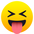 Face With Stuck-out Tongue And Tightly-closed Eyes on JoyPixels