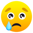 Crying Face on JoyPixels