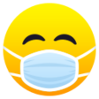 Face With Medical Mask on JoyPixels