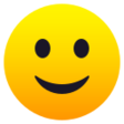 Slightly Smiling Face on JoyPixels