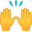 Person Raising Both Hands In Celebration on JoyPixels