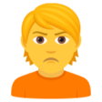 Person With Pouting Face on JoyPixels