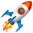 Rocket on JoyPixels