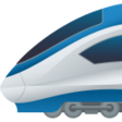 High-speed Train on JoyPixels