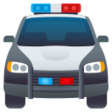 Oncoming Police Car on JoyPixels