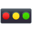 Horizontal Traffic Light on JoyPixels
