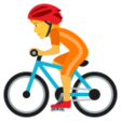 Bicyclist on JoyPixels