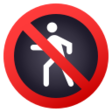 No Pedestrians on JoyPixels