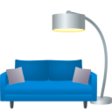 Couch And Lamp on JoyPixels