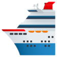 Passenger Ship on JoyPixels